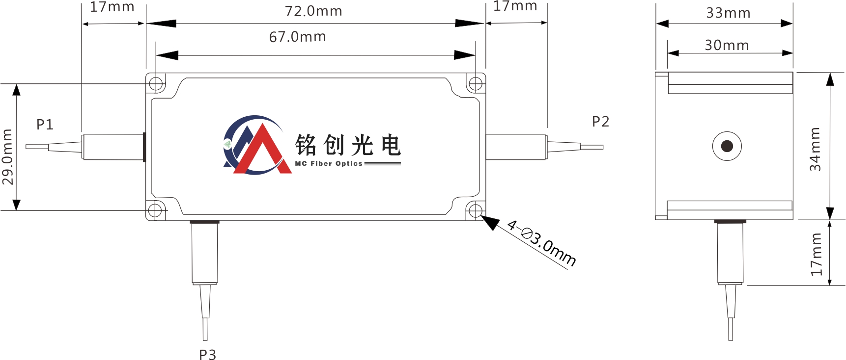 850 10W三端口環形器尺寸圖72X34X33mm.jpg